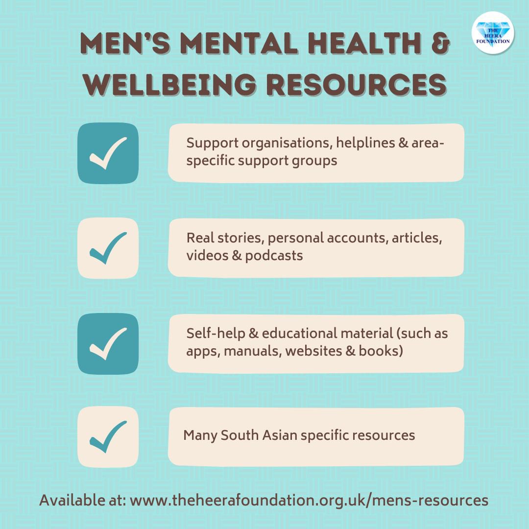 heerafoundatio's tweet photo. Male mental health resources now available for access on our website. Please be sure to share the link with family, friends and communities that you feel may benefit! 💎 #mensmentalhealth #malementalhealth #mensresources https://t.co/6CclyXj0Q4 https://t.co/hDIIxnyNqO