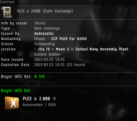 Ashterothi's tweet photo. o7 Remember only a few hours left #tweetfleet #plex4good https://t.co/Hr8CHyKIcT