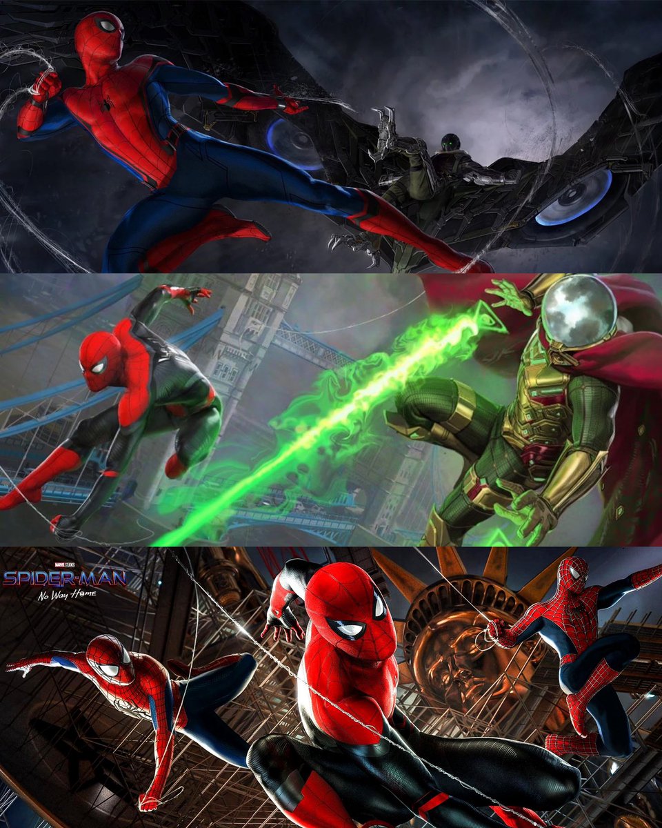 RT @aniqrahman: Ryan Meinerding’s art for the mcu Spider-Man trilogy is just incredible https://t.co/b3W5c9bmar
