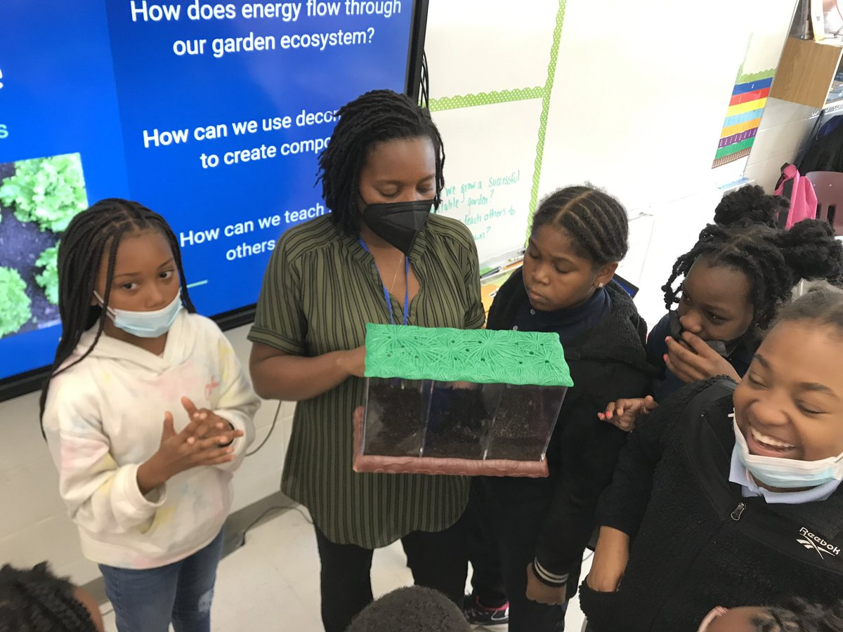 SRdataanalyst's tweet photo. Starting a mini compost bin ๐ชฑ @LouisAmodio #stemgarden #stem #decomposers #ecosystems https://t.co/zAN1cX1d2g