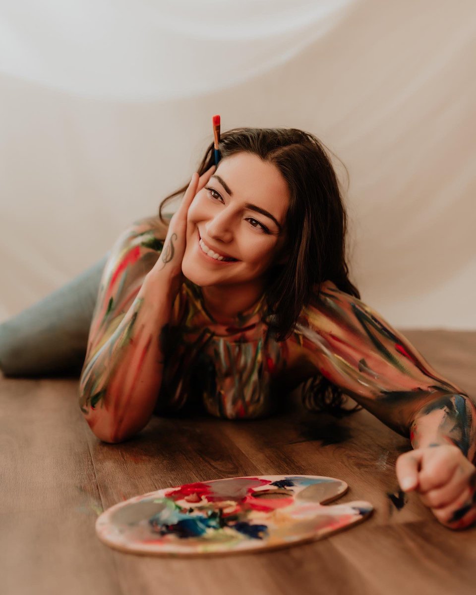 dannii__d's tweet photo. Got asked to do something so cool last week. How talented are those artists at Liberty photography 🤯🎨❤️ #art #photography #paint #studio https://t.co/ONLwNsWu5r