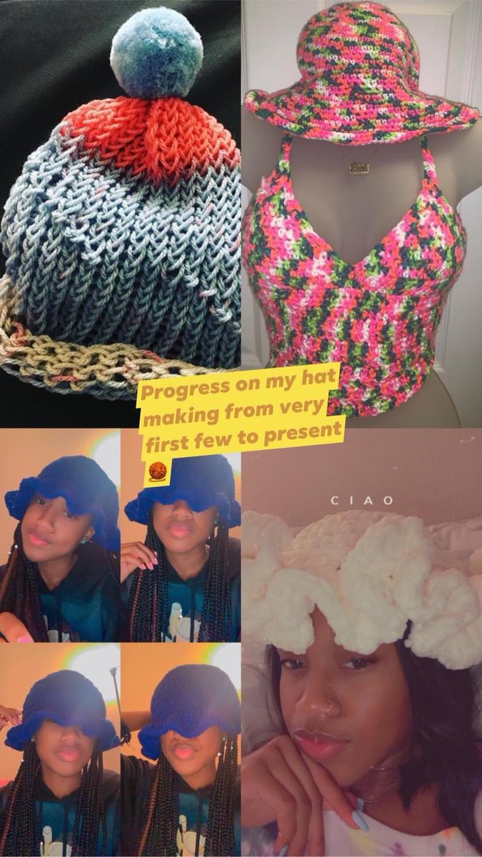 kmr_kustoms's tweet photo. Hats I’ve made over the year . Just keep getting better 🧶 https://t.co/gll4tfYuMn