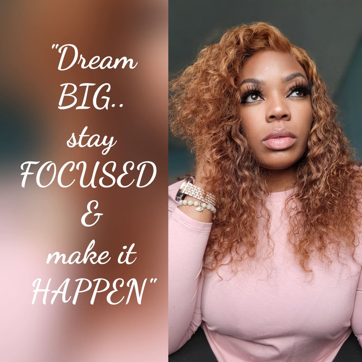 FabdivaHair1's tweet photo. Stay focused on the big picture and keep putting you're best for fwd... your time is coming. #PositiveVibesOnly https://t.co/7hpVC9jkAr
