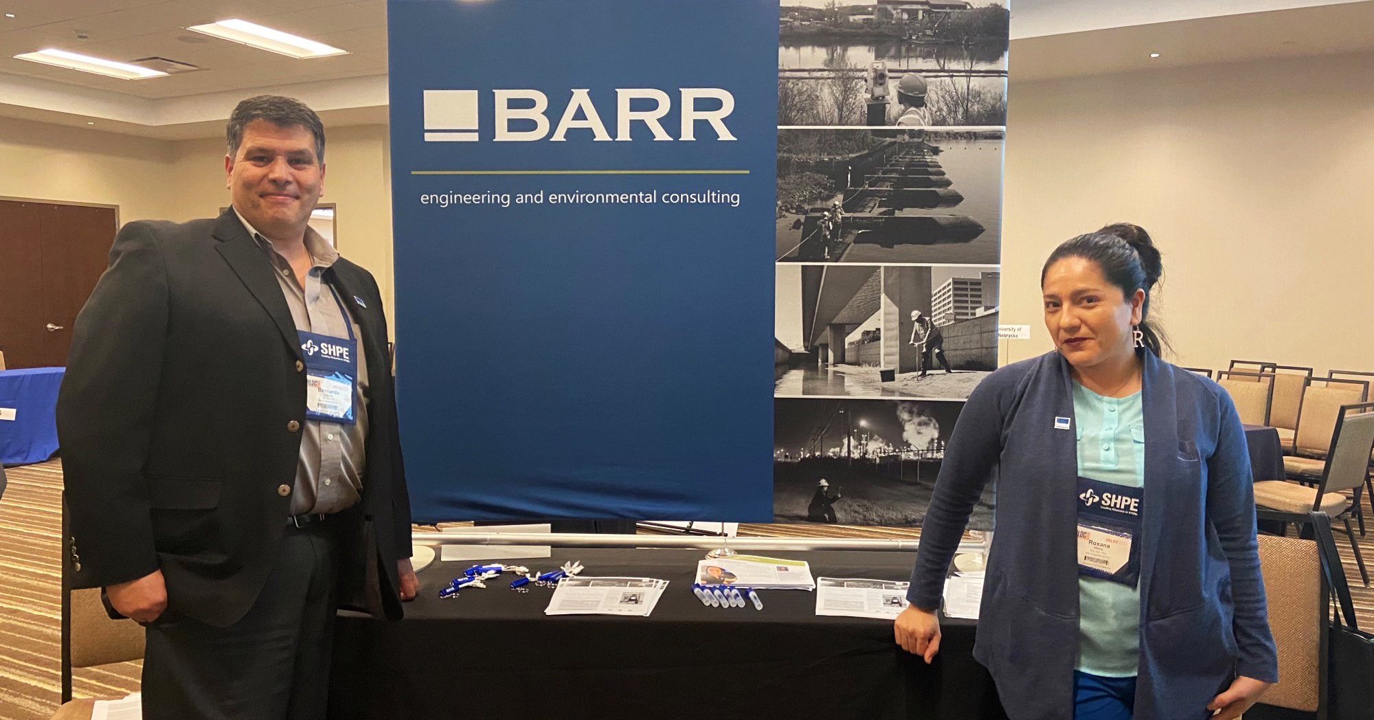 Barr Engineering Co. on Twitter "Roxana Meza and Bernardo Garza hosted a booth on behalf of