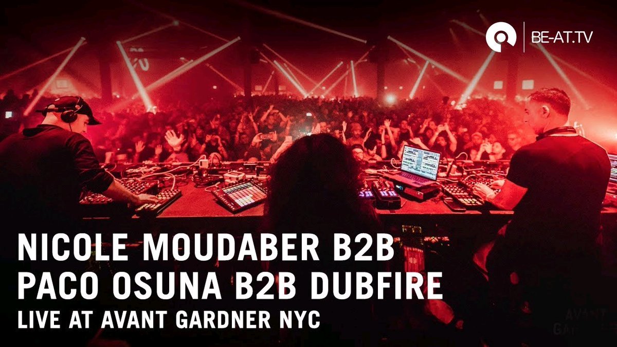 au_pis_aller's tweet photo. .@NicoleMoudaber b3b .@Dubfire b3b .@PacoOsuna at #MoodRAW | #OutpostNYC (https://t.co/Rz2dg8jjwr)
➜ Such funked up Slab of meaty goodness, a stomping set, really pumping form the off!
#Techno
https://t.co/xRw03ABaci https://t.co/a9krAFBfZH
