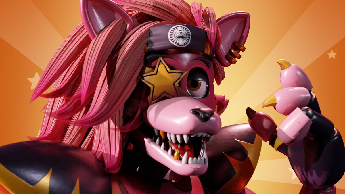 HOTN_FNAF's tweet photo. Yar-har-har! Ye might have noticed the brand new profile picture, and surprise, This is the brand new Glamrock Foxy redesign for #HeroOfTheNight! Be prepared to face the most dangerous pirate in the PizzaPlex!
---
Credit to @Snartles for the design and @UniverseAcid for the model https://t.co/Q7HnWxTO43