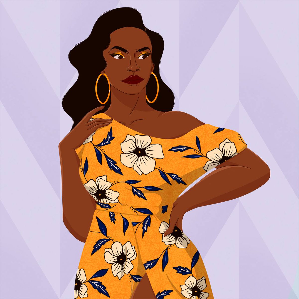 natashaesg's tweet photo. @theroyalsnft is the 1st major NFT collection to feature more than one body type. 

Each of our “curvy” avatars were individually crafted with unique traits. This is among the most desirable and rare traits within our premiere Ankara Collection (20 total).  #WeAreRoyals https://t.co/B5baNZMGCP