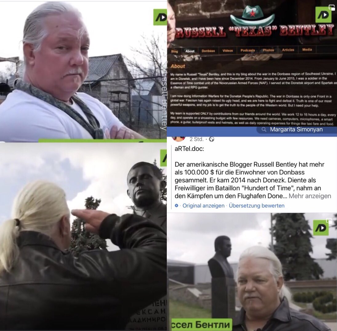 herbstzeit2018's tweet photo. Der #USVeteran und Blogger #RussellBentley kämpfte 2014/2015 für die #Separatisten im #Donbass
Bentley gehört zur #EssenceOfTime-Bewegung (einer🇷🇺 kommunistischen Gruppe, die versucht, die „UdSSR 2.0“ zu schaffen, die den Zerfall der #Ukraine beinhaltet.
https://t.co/Db6yKvoSlo https://t.co/nTym88LZ2C