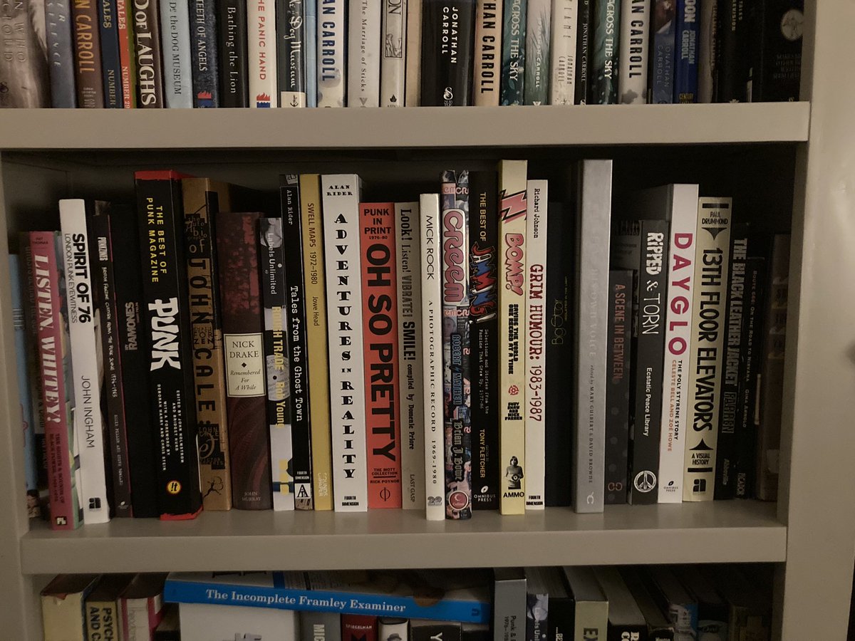chrisseventeen's tweet photo. Freshened up one of the bookshelves to now include “Tales From The Ghost Town”, Alan Rider’s book on the Coventry Punk Fanzine Revolution. #AdventuresInReality #AlternativeSounds
#DamnLatin #DedYampy #RunawayRhinoceros #StringentMeasures #AntiSocial #PrivateEnterprise https://t.co/8h8YfgANnr