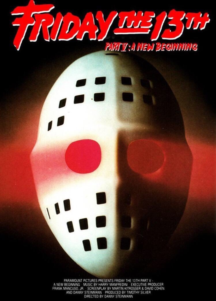 the_shape_78's tweet photo. @KillerCritics That's not the mask from 5 and in 4 Jason doesn't get stabbed in the eye with a knife... LIARS!!!  I truly believe many marketing posters are done by people who have never seen the movies and are just handed basic notes about the movie/plot (ie: do something w/a hockey mask) https://t.co/DFmScS01V3