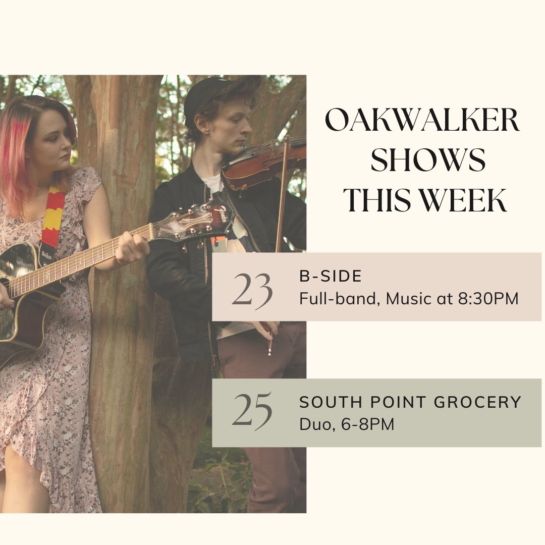 Shows this week 🎶