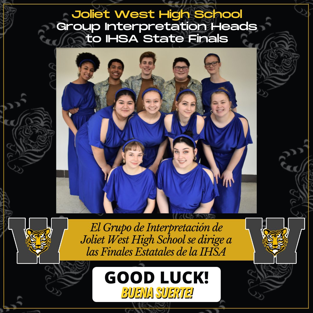 JTHS_204's tweet photo. Joliet West High School Group Interpretation Heads to IHSA State Finals
https://t.co/vy2INwGoxB https://t.co/1eew13UjkS