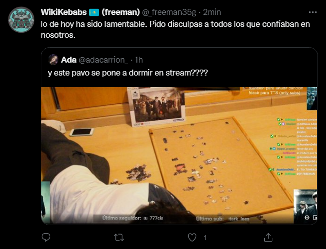 freeman_ooc's tweet photo. Historia en dos actos. Superado por un puzzle. https://t.co/AxiQUzM0ng