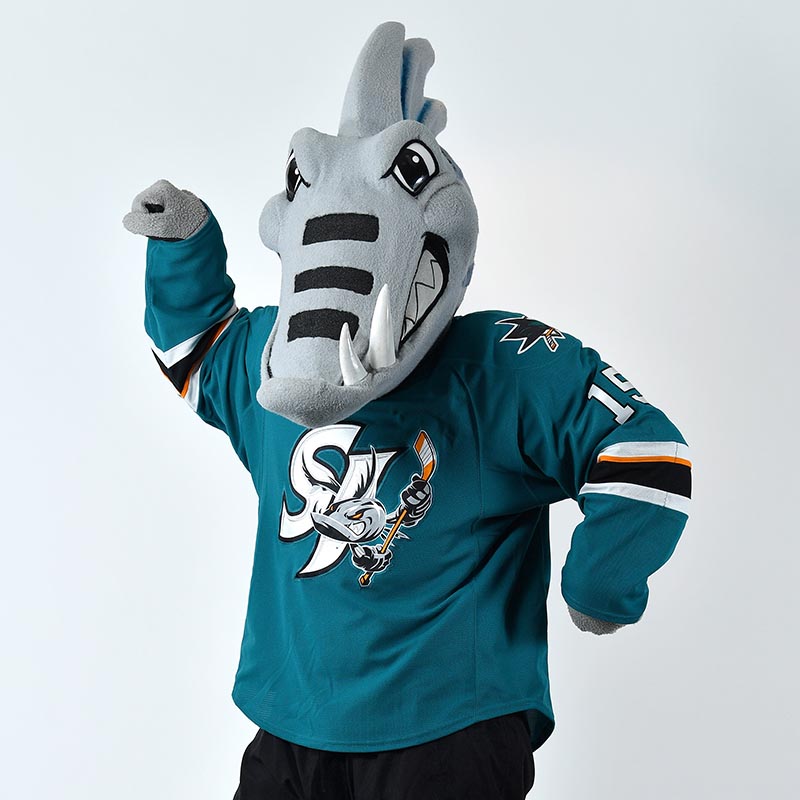 San Jose Barracuda Introduced Mascot Frenzy Before Barracuda Game On  Saturday