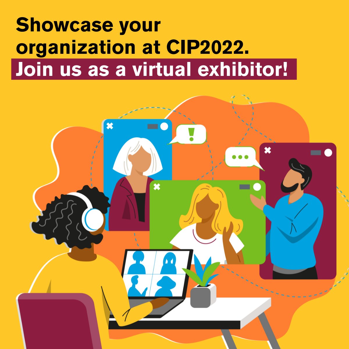 ASUChildWellBng's tweet photo. Make connections as a virtual exhibitor. at the 4th Annual Children of Incarcerated Parents National Conference. For more information on becoming a virtual exhibitor, please email us at childwellbeing@asu.edu
#CIP,#CIP2022,#CIPConf,#CIPNC,#YouthPartnersforChange,#COIP https://t.co/DCnadMiGof