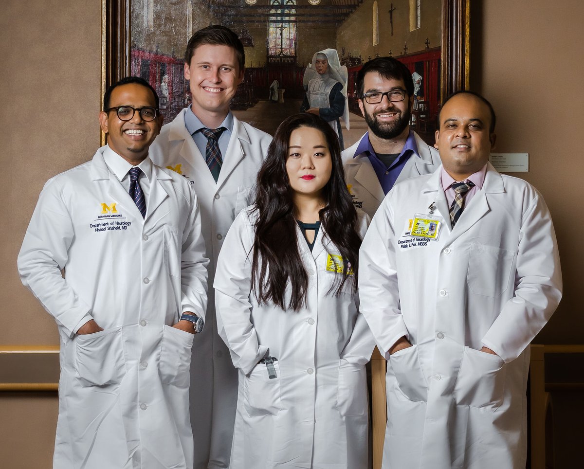 UMEpiCNPFellow's tweet photo. Introducing ourselves: We're the @UMneurosciences #Epilepsy &amp; CNP Fellowship Program. We're looking forward to meeting neurophysiologists and recruiting the next generation in the new fellowship match! If you also love neurophys/EEG/IOM, say hi! #NeuroTwitter #EEGTwitter https://t.co/dkkKaZTc8Y
