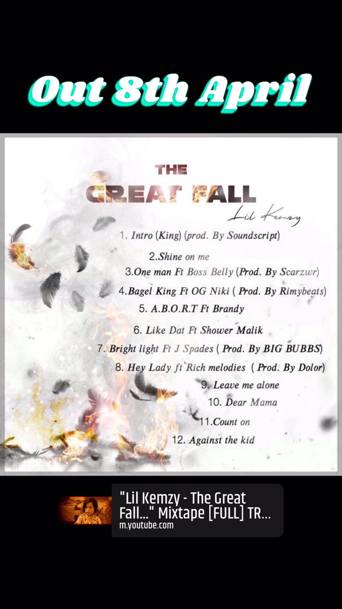 Lilkemzy3's tweet photo. https://t.co/L0tRaOaKb2 #THEGREATFALL out 8th April https://t.co/eC9y8D0Q4i