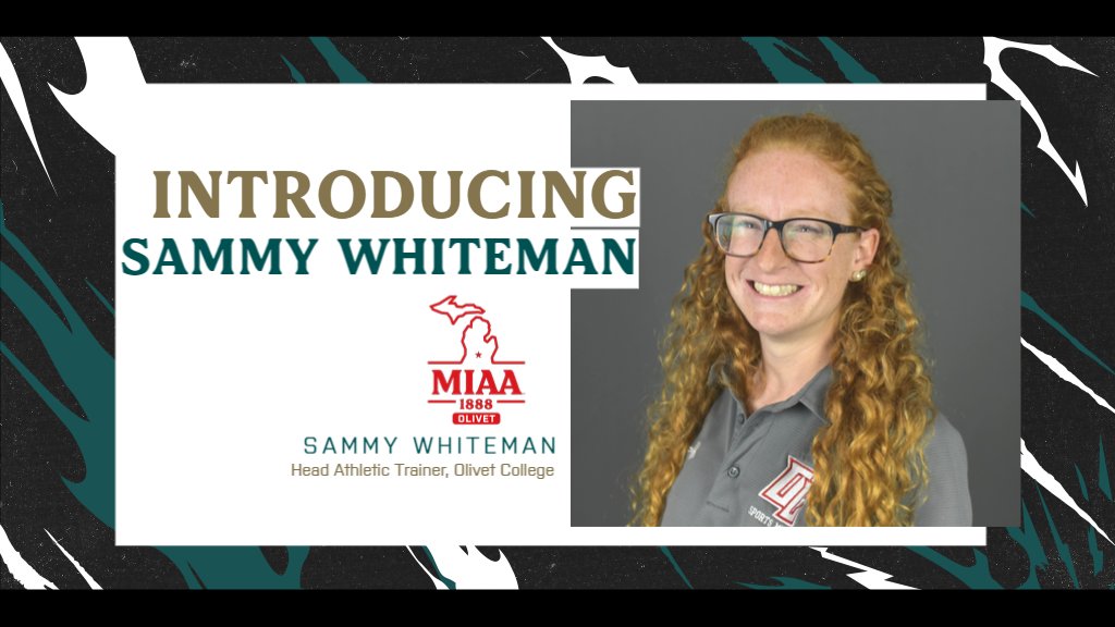🔆 National Athletic Training Month 🔆

Today we recognize Sammy Whiteman!

Sammy is in her fourth year on the athletic training staff at <a href="/OlivetAthletics/">The University of Olivet Athletics</a>.  She was promoted to head athletic trainer for the Comets in August 2020.

Thank you for everything that you do, Sammy!