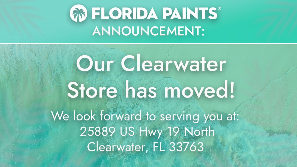 ANNOUNCEMENT: Our Clearwater Store has moved! We look forward to serving you at: 
25889 US Hwy 19 North 
Clearwater, FL 33763