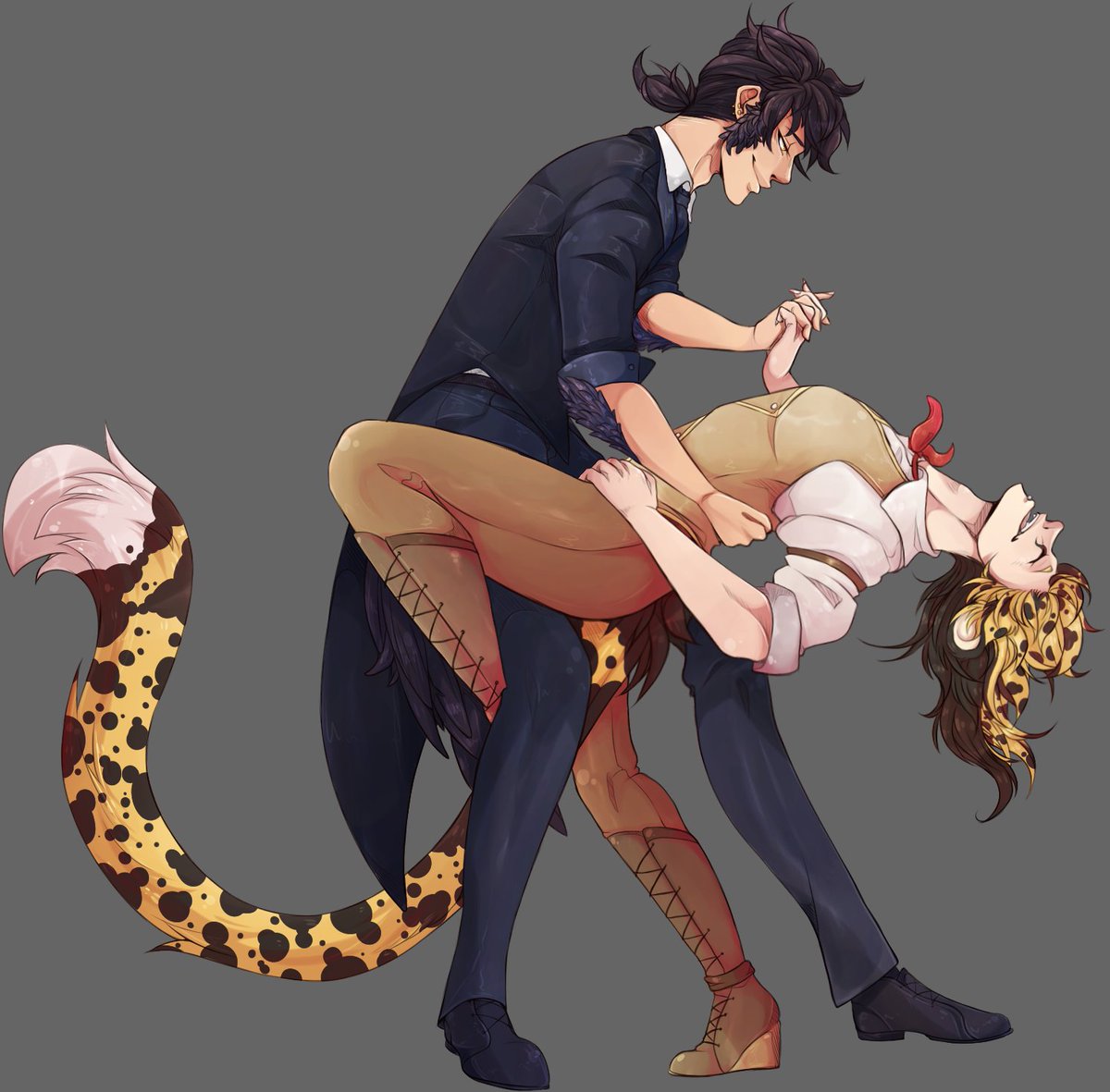 Flyremoon's tweet photo. Teodor adore danser, mais encore plus quand c'est avec son cher et tendre Richou ♥

Je suis trop content de l'avoir terminé ! ♥ ♥ https://t.co/48MaQH6maX