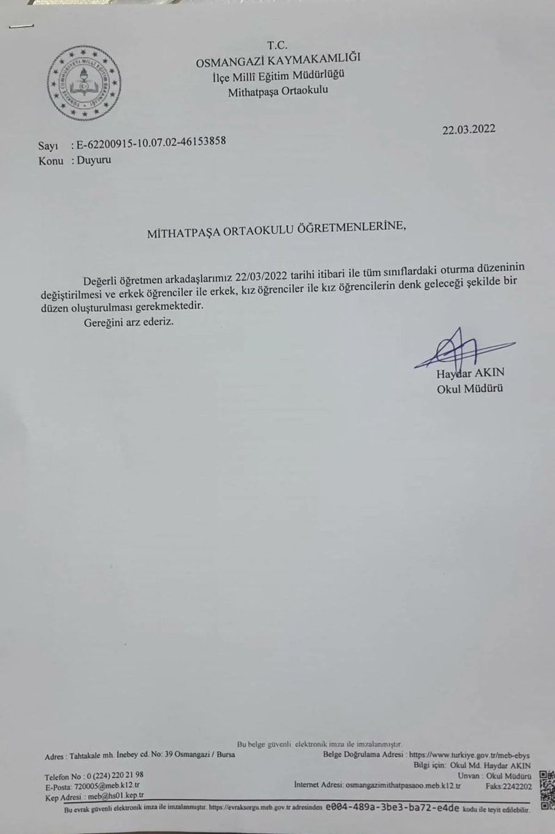 Ortaokulda şeriata mı geçtik? Bu nedir?