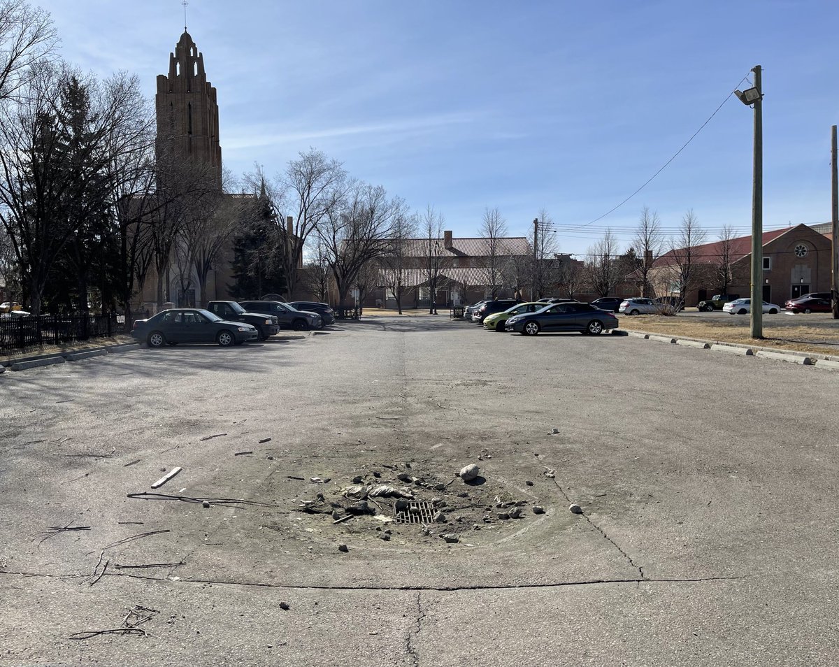 XAfternoons's tweet photo. out of water and out of time, the parking lot lake has made room for a week’s worth of tears. Gather round and say goodbye at the place where it all began https://t.co/O2JPE1qDiu