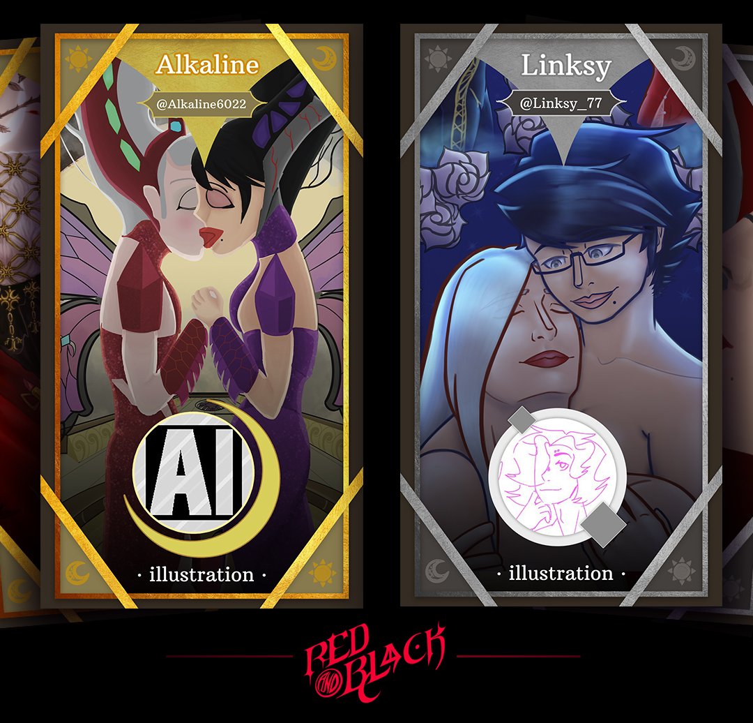 RedAndBlackZine's tweet photo. 🌜CAST REVEAL🌛
Tonight's stars made Bayojeanne look soooo sweet you won't handle it 😳 Please welcome the amazing @Alkaline6022 and @Linksy_77 ❣❣ https://t.co/fsxTKJb3D9