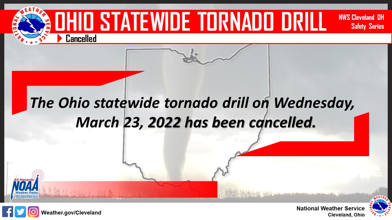NWS Cleveland on Twitter "The Ohio statewide tornado drill on