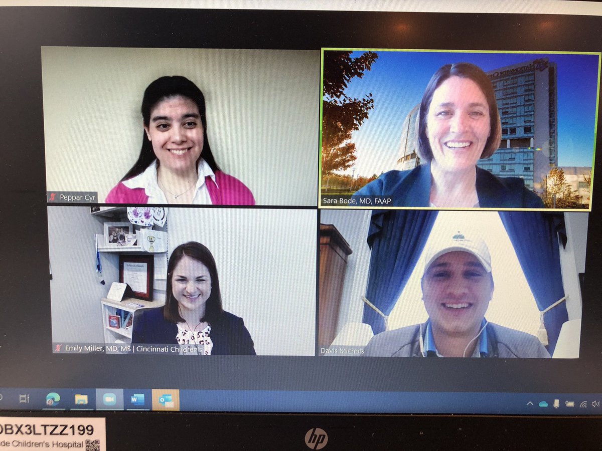 SaraBodeMD's tweet photo. Thank you Davis Michols from @RepBalderson office for a great discussion today around child mental health.  And thank you @RepBalderson for championing telehealth access! #AAPAdvocacy https://t.co/0dtZdWJw9c
