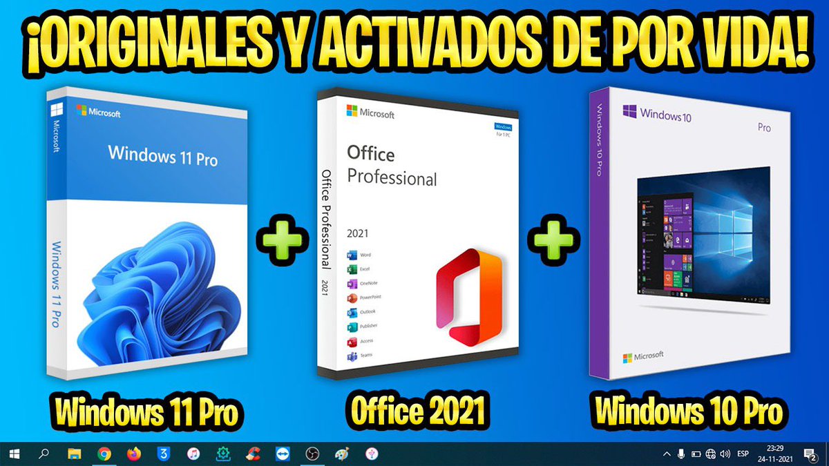ProfeJuAntonio's tweet photo. ✅ TUTORIAL PARA INSTALAR UNA LICENCIAS GENUINAS Y PERPETUAS ✨

🎥https://t.co/c3ACFyjgqk

🚀 La mejor forma para activar #Windows10Pro #Windows11Pro #Office2019 #Office2021 🎉

⚠️ Finalmente obtienes una serial que te servirá LITERALMENTE para toda la vida y en un computador ❤️ https://t.co/wu4M6ZGoJ0
