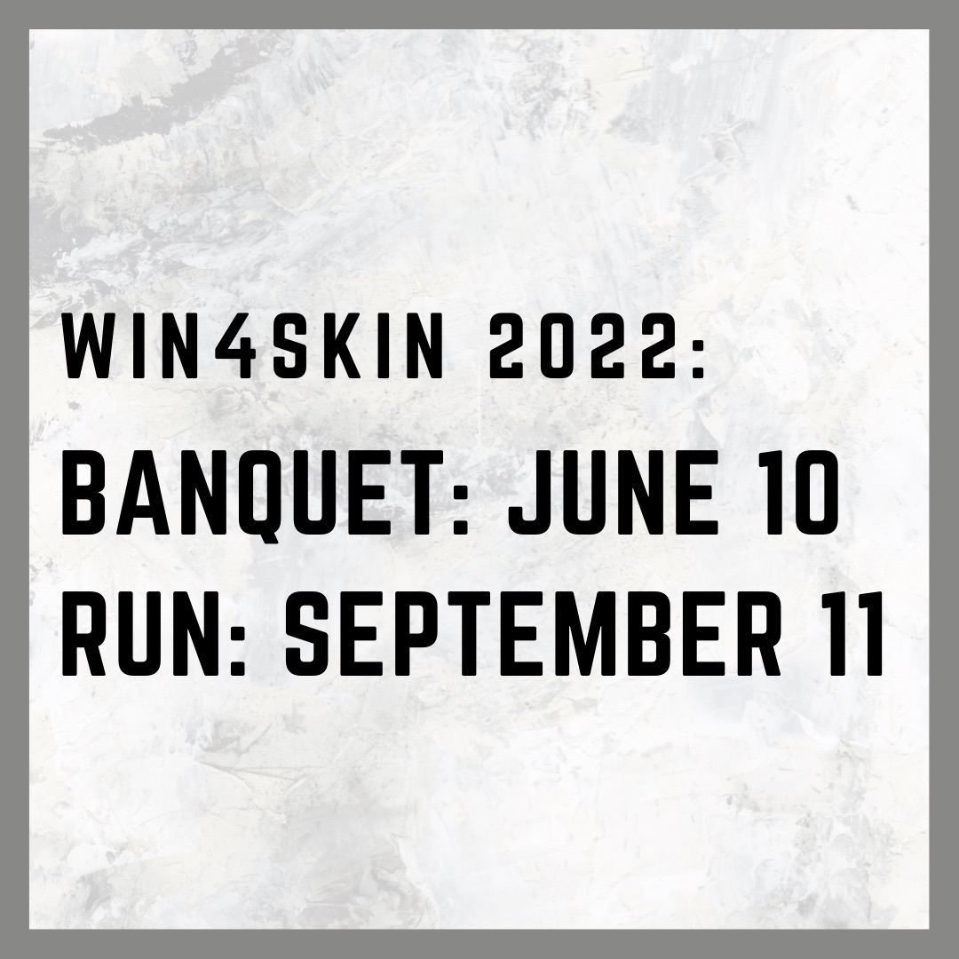 Win4Skin's tweet image. Mark your calendars, Win4Skin is back for 2022!
The health and safety of our community is a top priority for us, so we will proceed with events as long as it is safe to do so.
Stay tuned for more details…
#win4skin #win4skin2022 #yeg #win4skinPushForAMillion