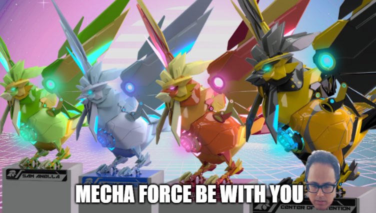 RobpincesP's tweet photo. Here’s my entry @officialgodard2 @mechafightclub 

“Mecha Force be with You”

#MFCSloganContest #Mechaholics https://t.co/mIHN0n3Z6d