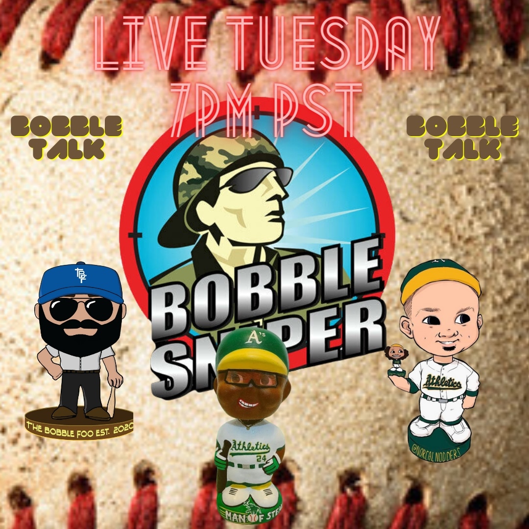 BobbleFoo's tweet photo. 🚨 HUGE ANNOUNCEMENT 🚨 
I'm going live on IG at 7PM PST with @norcalnodders and @510bobbles. Our guest on tonight's live is the biggest bobblehead influencer on Instagram! We will be joined by @SniperBobble! See you foos there
Tap in:
👇👇👇👇👇👇👇👇👇
https://t.co/lLBOLVSi5B https://t.co/MkmfIdFurz