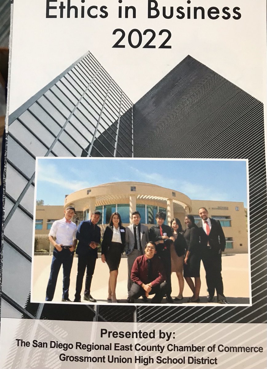 Great day with students and our business and community leaders at the Ethics in Business event! Our future is in good hands!Thx ⁦<a href="/MMHSAdmin/">Matadors in Action</a>⁩ for hospitality and ⁦<a href="/ecchamber/">SD EastCountyChamber</a>⁩ for support!