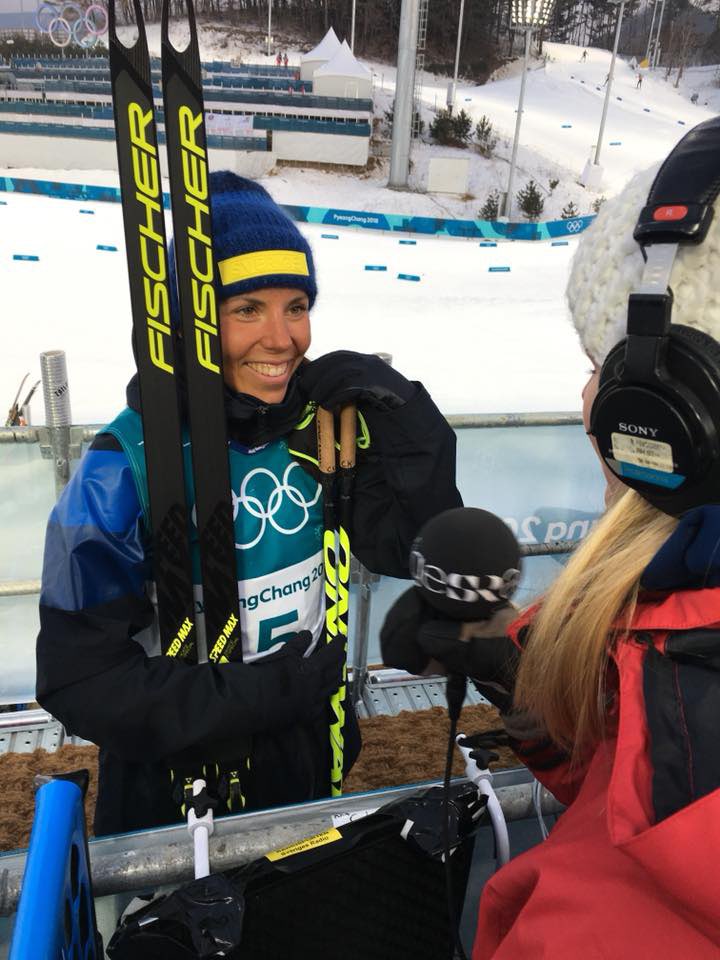 Tack för alla häftiga ögonblick Charlotte Kalla!