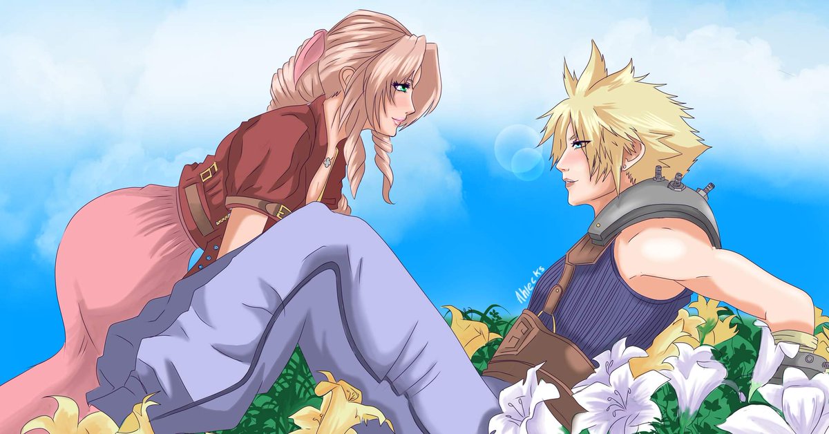 More clerith doodles

The promised land... I think I can meet her there.

Pretty crazy huh? Us meeting again like this.

#クラエア #CloudStrife #cloud #aerith #clerith #squareenix #ff7 #finalfantasy #ffvii #ffvii #aerithgainsboro #aerithgainsborough #ff7art #videogameart #couple