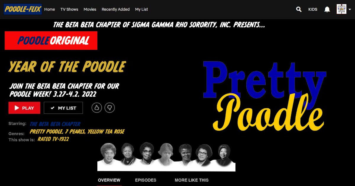 IndStateFSL's tweet photo. This week is the start of @BetaBetaPoodles week of events! Save the dates for all of their programs. https://t.co/0A16HNACRv