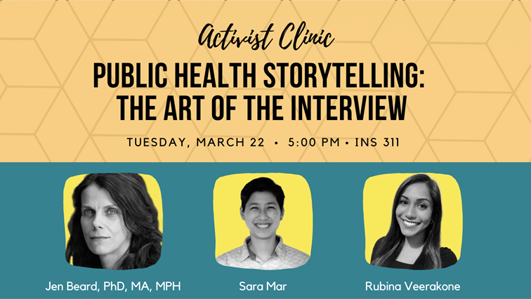 jenbeard7's tweet photo. Still time to register. Please join the @BUSPH #ActivistLab to learn about #publichealthstorytelling and interviewing from two @PubHealthPost alum @Sara_A_Mar @RubinaVeerakone
All members of the BUSPH community are welcome.
https://t.co/873EZXjDtf https://t.co/tH1rZ9EvtU
