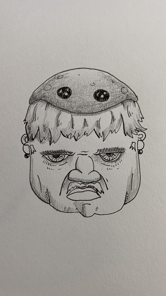HiThereLo's tweet photo. Ever feel like you’ve got a sea creature on your head? Random? Yes. My feeling today. 😑 
#nft #nftart #art https://t.co/yldC5SLj3F