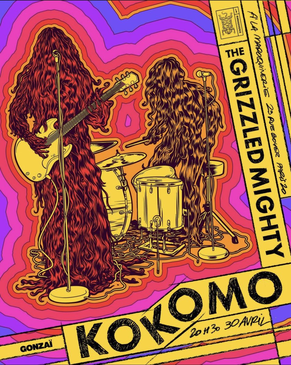 #Paris !!! We will see on April 30th at 
<a href="/lamaroquinerie/">La Maroquinerie</a> for @gonzai_magazine night with @thisiskokomo !!! See ya soon! Big thanks to @hotpantsproductions