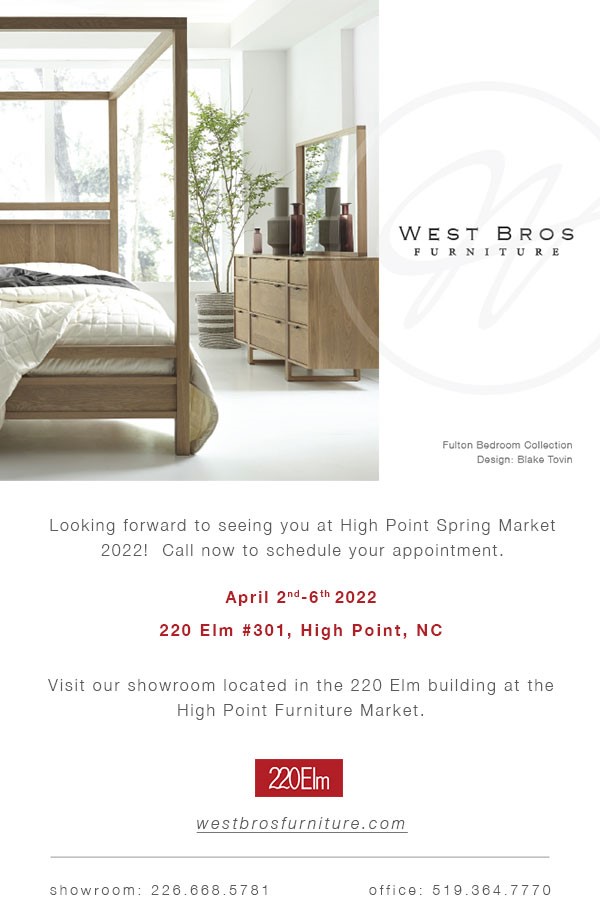 Come visit West Bros Furniture this April High Point Market - mailchi.mp/15c508e69ab3/c…