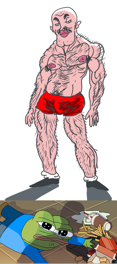 「THE CHAD REMÉDIOS PELUDEX @caixadoremedi」|daveのイラスト