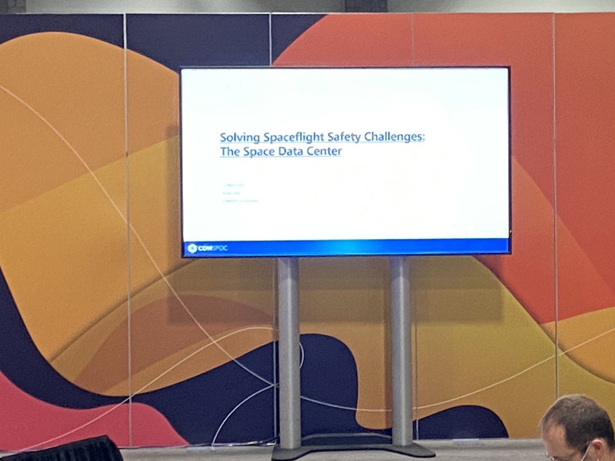 SDAspacedata's tweet image. Ready to  listen to @COMSPOC discuss the #spacedatacenter @SATELLITEDC #satshow