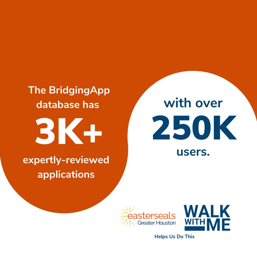 eastersealshou's tweet photo. As if you need another reason to join #WWM2022! Registering for #WalkWithMeHouston helps us upgrade programs like @BridgingApps, our Smart Technology Program, that helps us bridge the gap between technology and people with disabilites. Register at https://t.co/7kLmqXXSX5. https://t.co/lR1ut4gGZj