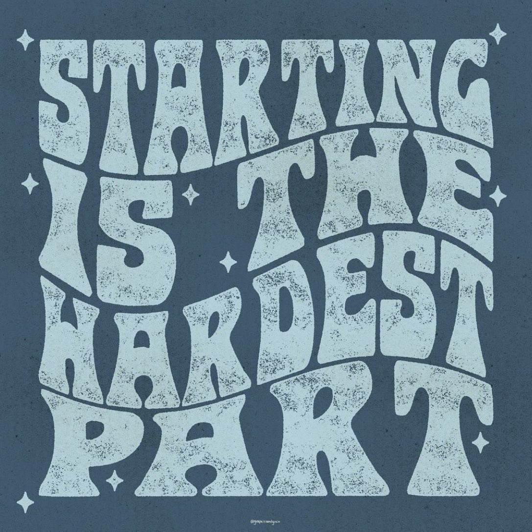 actionhappiness's tweet photo. Starting is the hardest part. So just take the first step, however small

Image: https://t.co/LS4dcE1Zom https://t.co/rMQrHFPX0C