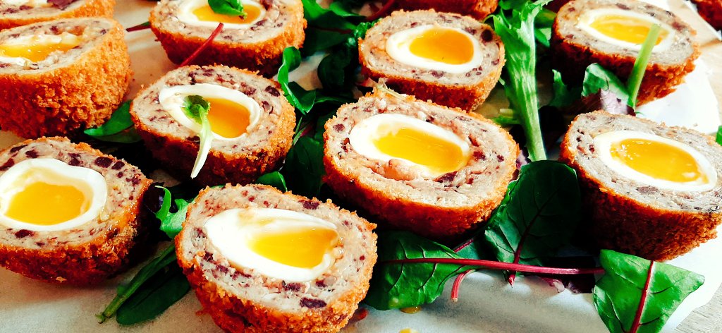 ChrisPennycott's tweet image. CCF day yesterday included these black pudding scotch eggs and this salmon and herb roulade with a fennel lemon salad. The day was finished off with this simple and delicious sticky toffee pudding.Great team!!!! #croudpleaser @AndyRidewood @SodexoFoodDevUK @IndiesSodexo