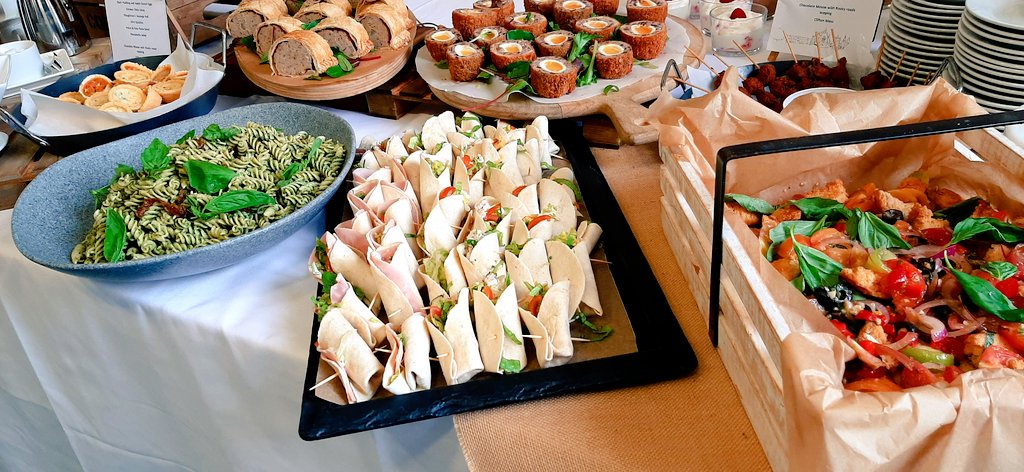 ChrisPennycott's tweet image. CCF day yesterday included these black pudding scotch eggs and this salmon and herb roulade with a fennel lemon salad. The day was finished off with this simple and delicious sticky toffee pudding.Great team!!!! #croudpleaser @AndyRidewood @SodexoFoodDevUK @IndiesSodexo