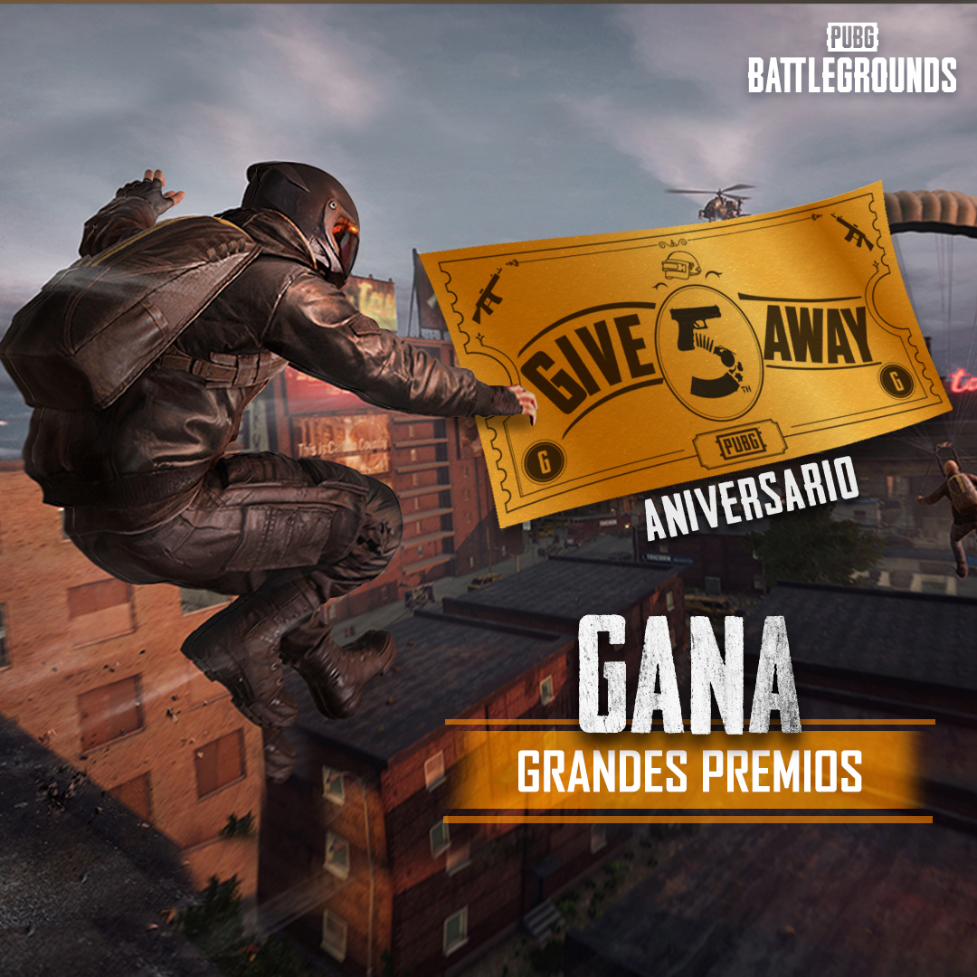 pubg_latam's tweet photo. El 5to aniversario llegó lleno de premios 🤯 y por eso, traemos un Giveaway con increíbles premios in-game 🤑🔥 Entérate de todo aquí 👉 https://t.co/ze4hKU8hyO y no te quedes sin participar https://t.co/hZaAEBVb8y