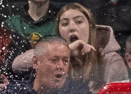 All of us after Ryan Fanti's save in Saturday's Championship Game... 😮

📸: <a href="/HockeyPicsJim/">Jim Rosvold</a> // #FrozenFaceoff