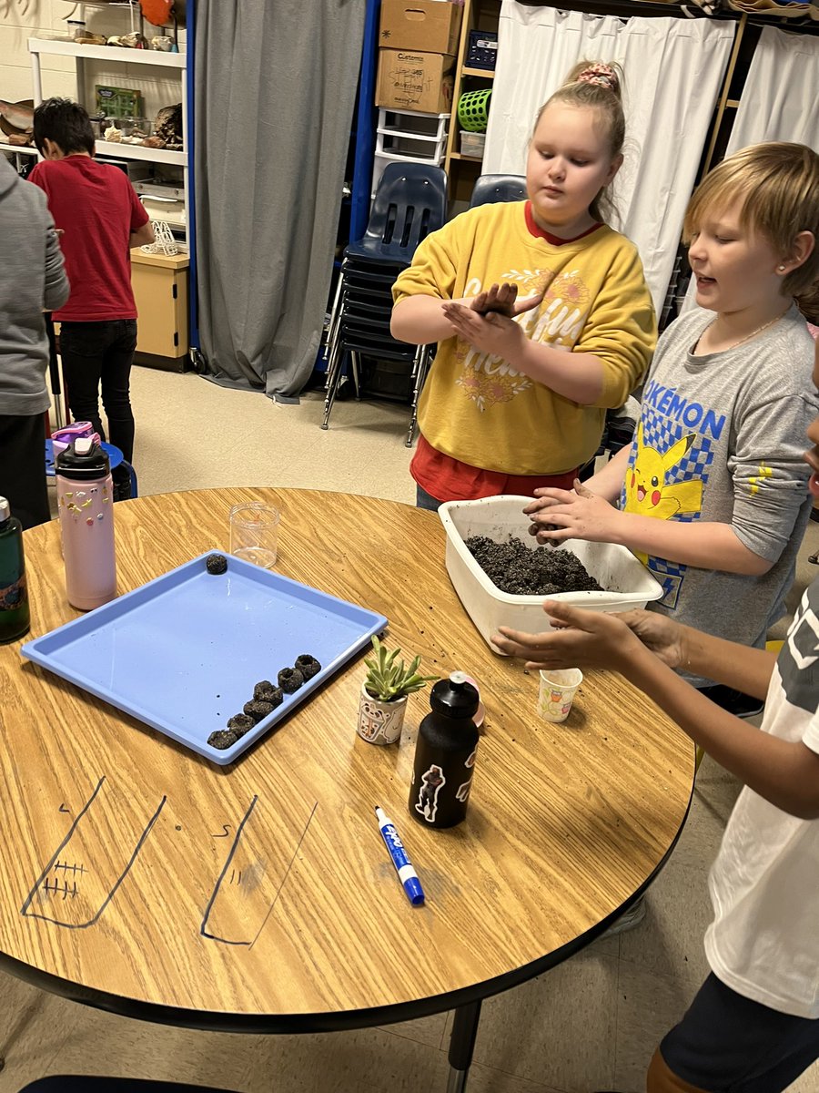 Getting down and dirty making wildflower seed bombs for Georgia Agriculture Awareness Week. Farmers need pollinators and so does our school garden! <a href="/OGESeagles/">Oak Grove Elementary School</a> <a href="/LaurenCaccavone/">Lauren Caccavone_CCSD</a> <a href="/CherokeeSchools/">Cherokee Co. Schools</a> <a href="/GaFarmBureau/">Georgia Farm Bureau</a>